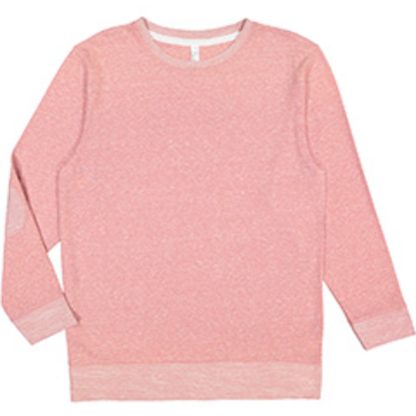 Adult Harborside Melange French Terry Crewneck with Elbow Patches Thumbnail