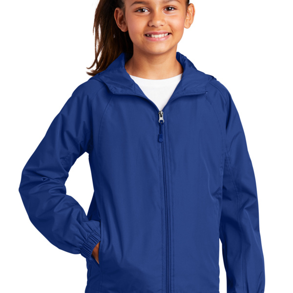 Youth Hooded Raglan Jacket Thumbnail