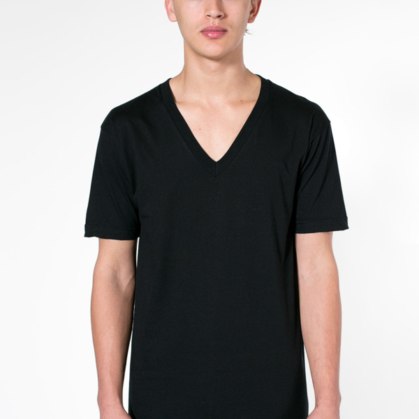2456ORG Organic Fine Jersey S/S V-NeckT-Shirt Thumbnail