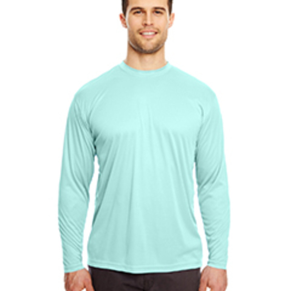 Adult Cool & Dry Sport Long-Sleeve Performance Interlock T-Shirt Thumbnail