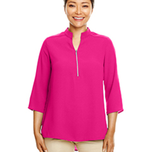 Ladies' Perfect Fit™  Three-Quarter Sleeve Crepe Tunic Thumbnail