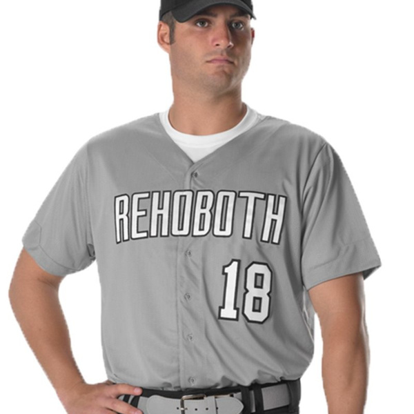 Men's Full Button Lightweight Baseball Jersey Thumbnail